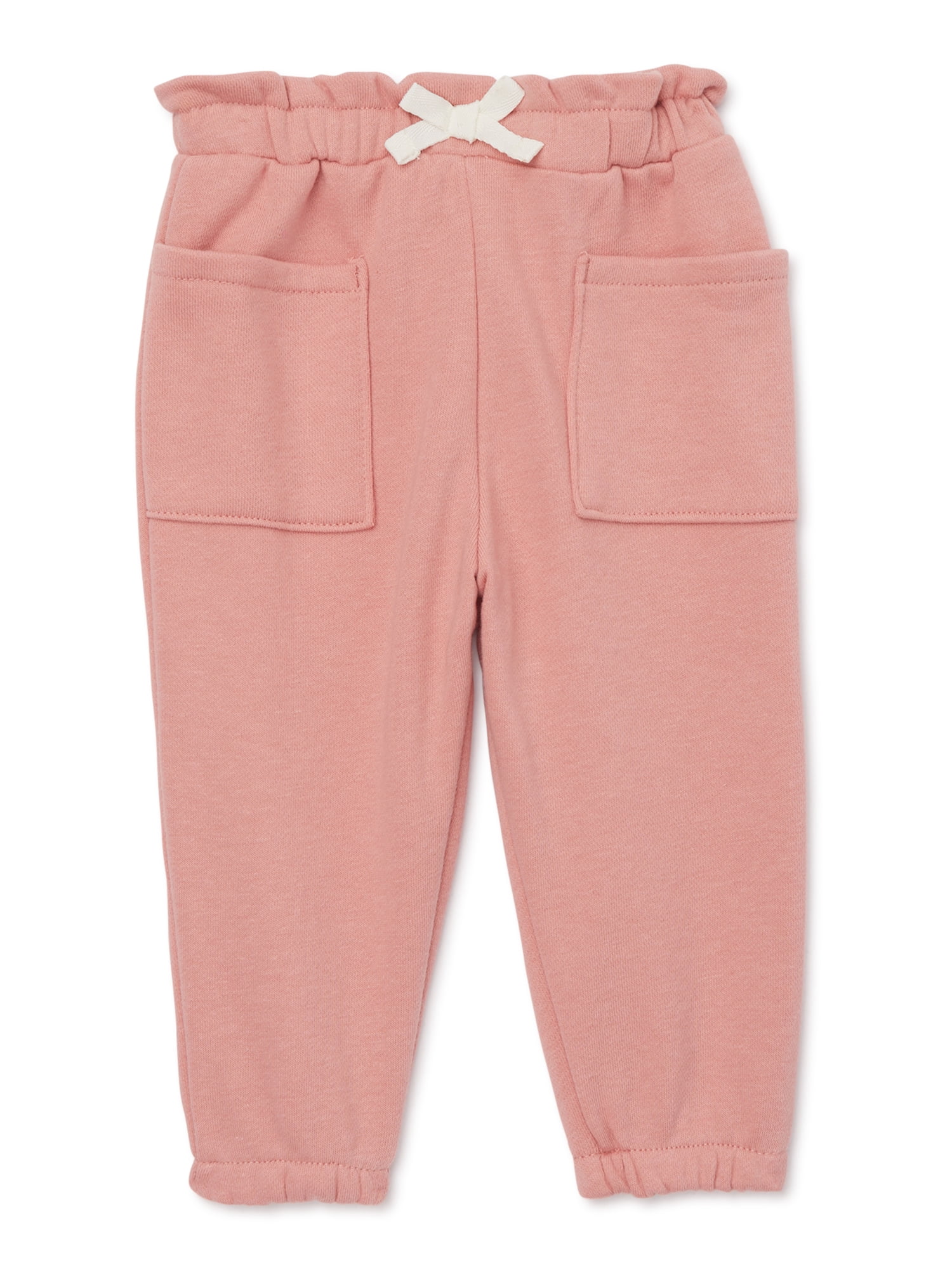 Garanimals Baby Girl Solid Terry Joggers, Sizes 0/3Months24Months