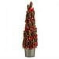 thumbnail image 2 of Allstate Floral 2' Artificial Christmas Tree Potted Pine Cone Crab Apple - Unlit, 2 of 2