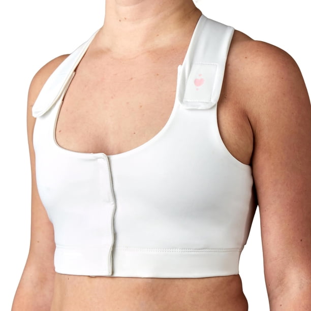 Sujetador HEART & CORE Serena Racerback Posoperatorio Blanco 2XL