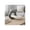 White, variant on Marble Double Ring Sculpture for Home and Bathroom Decor - Decorative Office Accent for Desk, Shelf, or Coffee Table - Intertwined Statue Ornament for Living Room Decor - 6", White & Black