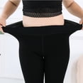 thumbnail image 4 of Pantimedias de lana cálidas informales de talla grande para mujer a la moda Sólido Original Fridja  hfkajh104053, 4 of 5