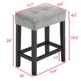 thumbnail image 3 of CQSXDA Functional Bar Table Set with Power Outlet, 4 Piece Industrial Dining Set for Living Room, Dining Room, and More, 3 of 13