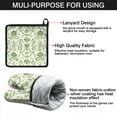 thumbnail image 7 of Pioneer Flower Kitchen Oven Mitt and Pot Holder Sets 2 Pcs for Baking, Cooking and Grilling, Heat Resistant Up To 392 °F, 7 of 7