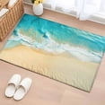 thumbnail image 2 of Teal Beach Large Area Rugs for Bedroom Living Room, Soft Non Slip Carpet Bedside Rug, Summer Ocean Coastal Nautical Seaside Rectangular Floor Cover Kitchen Accent Rug 2'x3' for Dining Room/Office, 2 of 9