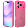 thumbnail image 1 of Designed for iPhone 17 Pro Max Magnetic Phone Case,Precision Lens Hole Protection,Compatible with Mag-Safe,Ultra Slim,Shockproof Anti-Scratch Anti-fall Translucent Matte Phone Case,Rose, 1 of 6