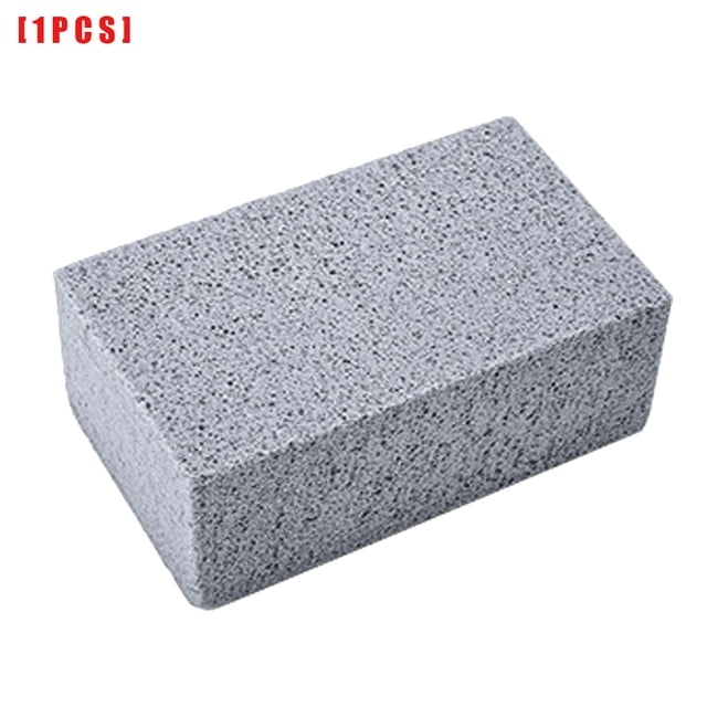 Soidarity Barbacoa Parrilla Limpieza Ladrillo Barbacoa Parrilla Limpiador Bloque de espuma Rascador Herramienta de limpieza de piedra 1pc Type2 NO2 Soidarity OD000383-01