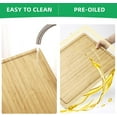 thumbnail image 5 of 20 in Large Cutting Board, Bamboo Wood Cutting Board for Kitchen with Handles and Juice Groove, Reversible Chopping Board for Meat, Cheese Board Charcuterie Serving Tray, 20 x 14 in, 5 of 8