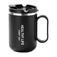 thumbnail image 2 of Taza Térmica de Acero Inoxidable con Tapa y Asa – Taza de Viaje de Doble Pared con Aislamiento Al Vacío para Bebidas Frías o Calientes, Vaso a Prueba de Fugas para La Oficina, El Hogar o para Uso Al, 2 of 7