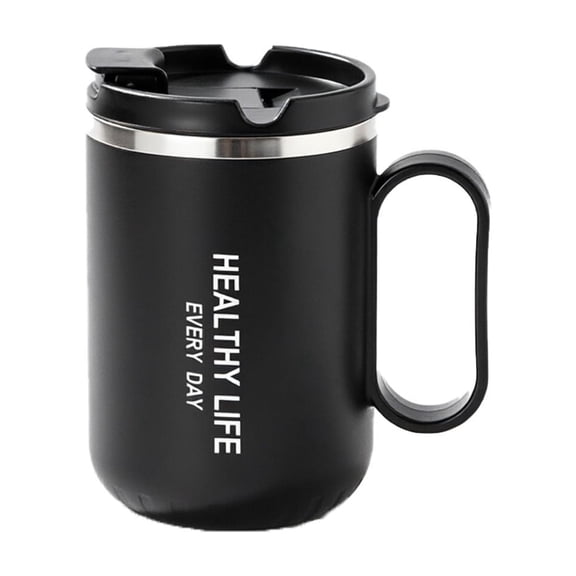 Anckoeil 16.9 fl oz Stainless Steel Travel Mug with Handle & Lid, Coffee Mug for Office & Daily Use