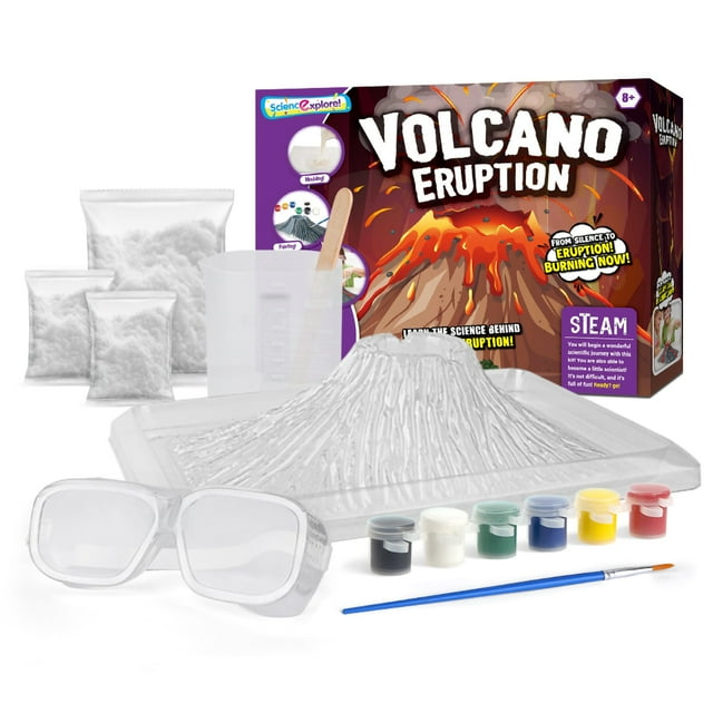 Amdohai Volcanic Eruption Kit STEM Chemical Science Experiment Educational Craft DIY Projects Kits Lab Experiment Supplies
