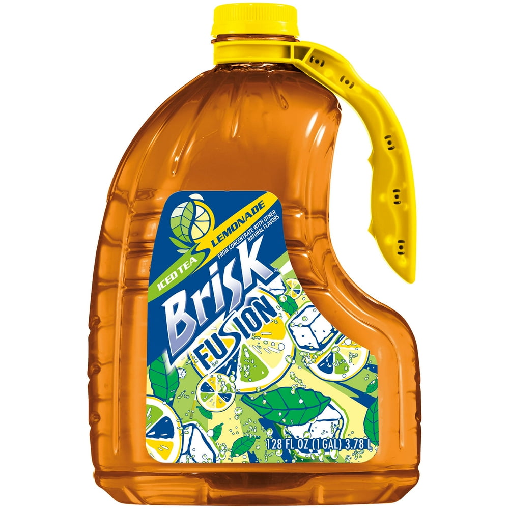 Brisk Fusion Lemonade Iced Tea 1 Gallon Plastic Jug