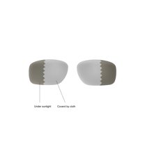 Walleva Transition Polarized Replacement Lenses for Oakley Sliver F OO9246 Sunglasses