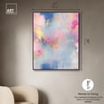 thumbnail image 5 of Whispering Rose Canvas Abstract Surrealism by Art Remedy, Black Frame, 36 x 45, 5 of 7