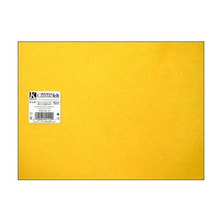 Kunin Polyester 9" x 12" Rainbow Classic Felt, 24 Piece