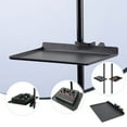 Senikei Vertical Laptop Stand with Microphone Holder and Sound Tray