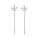 thumbnail image 1 of Pendientes colgantes Hugo aleación Perno de oreja duradero aretes colgantes con enhebrador, 1 of 7