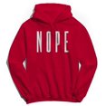 thumbnail image 2 of Nope Graphic Red Men's Pullover Sweatshirt Hoodie, 2 of 2
