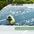 thumbnail image 5 of KFFKFF Telescopic Wash Brush, 66.7-Inch Telescopic Vehicle Cleaning Brush with Extended Handle, 12" Gentle PVC Bristle Head, Flow-Through Auto Cleaning Mop Set with Water Hose Connector for Car RV Bo, 5 of 9
