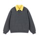 thumbnail image 2 of pstuiky Camisas casuales de manga larga para hombre, Blusa/camiseta informal elegante a rayas de manga larga con cuello, botones y bolsillo para hombre tops de invierno para hombre xxl, 2 of 4