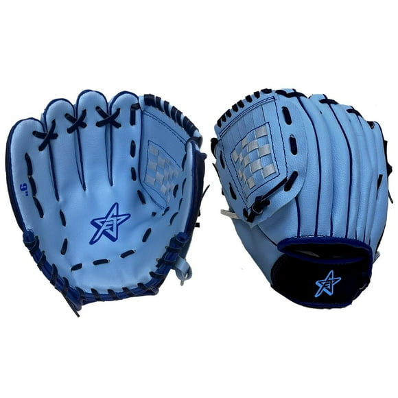 Gant de baseball / tee-balle pour balle molle de 9 po Future Stars - Pour la main droite - Bleu Agé 2-6