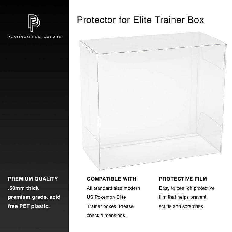 Platinum Protectors Plastic Case for Pokemon Elite Trainer Box ETB