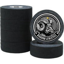 Bighorn Athletics Boxing & Athletic Sports Tape, 1-Inch x 45-feet, 6-Rolls (Black)