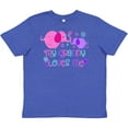 thumbnail image 3 of Inktastic My Granny Loves Me- cute elephants Youth T-Shirt, 3 of 5