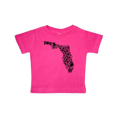 

Inktastic Florida Silhouette Mandala Gift Baby Boy or Baby Girl T-Shirt
