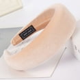 thumbnail image 2 of Soft Sponge Velvet Headband Women Girls Sweet Hoop Hair Accessory Headwrap, 2 of 3