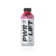 PWR LIFT Protein-Infused Water, 10g Protein, 2000 BCAAs, Berry Strawberry, 16.9 fl oz