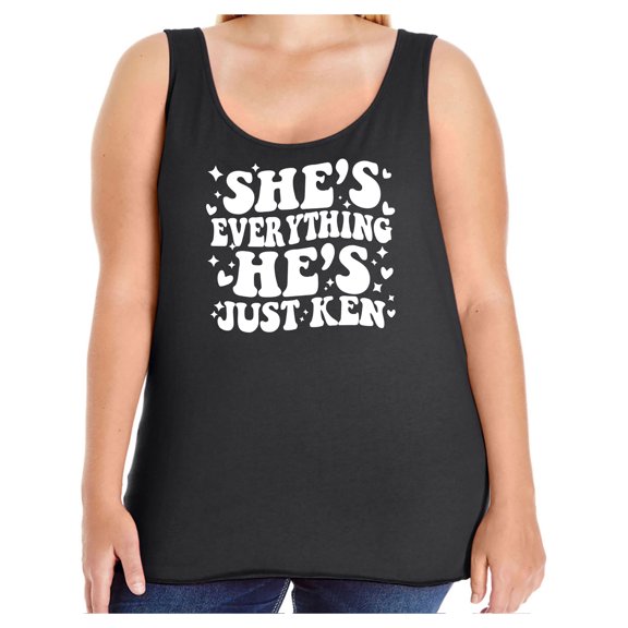 She's Everything He's Just Ken Womens Tank Top