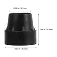 thumbnail image 4 of 12 tapas de goma antideslizantes para patas de trampolín. Protegen los tubos de las patas. Fácil instalación. Garantizan estabilidad y seguridad., 4 of 8