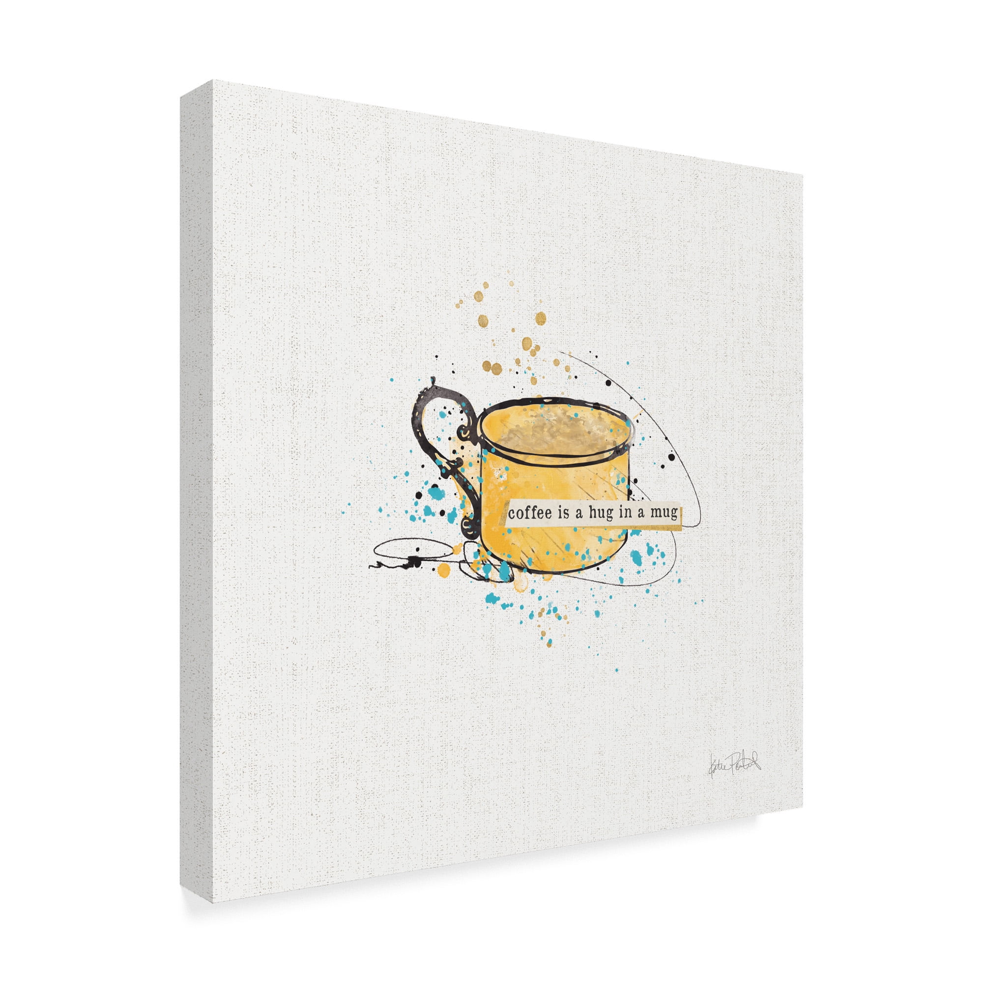Trademark Fine Art 'Thoughtful Perk I' Canvas Art by Katie Pertiet