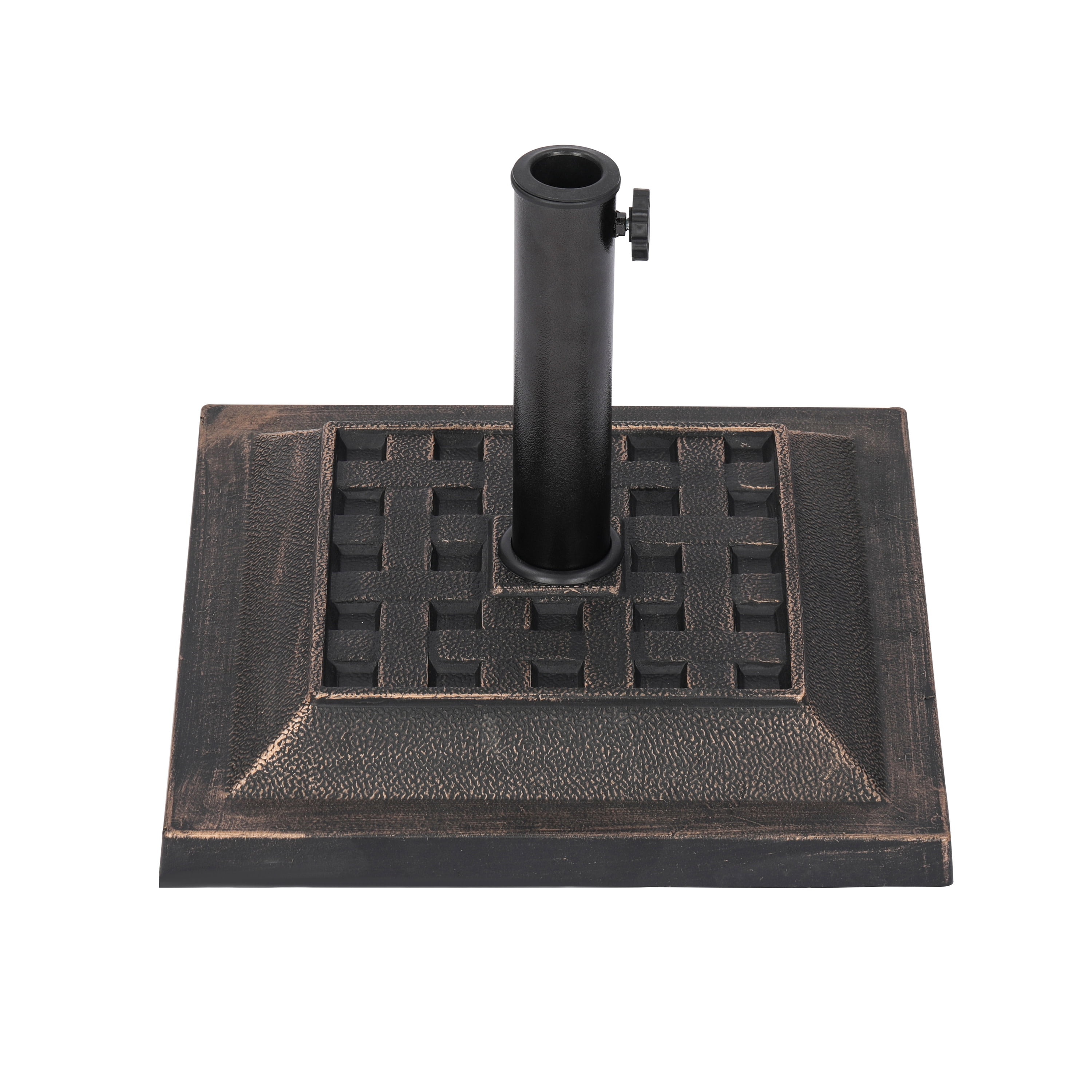 Island Umbrella 26-lb Bronze All-Weather Outdoor Square Resin Umbrella Base
