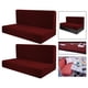 thumbnail image 1 of Fundas de cojín perfecl fundas de asiento para RV cómodas y transpirables 4 Uds Rojo 39 a 50 pulgadas 20 a 26 pulgadas, 1 of 8