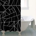 thumbnail image 4 of Halloween Spider Webs Shower Curtain 36"x72" ,Bathroom Decorative Shower Curtains Set with 12 Hooks,Modern Waterproof Washable Shower Curtain, 4 of 6