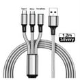 thumbnail image 3 of 3 in 1 Multi USB Charger Charging Cable Cord For Type C Android Micro iPhone, 3 of 13