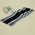 thumbnail image 5 of Skymirror Tassel Woolen Yarn Thick Men Scarf Winter Striped Contrast Color Warm Knitting Scarf Costume Accessories, 5 of 8