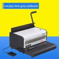 thumbnail image 3 of Electric Iron Ring Binding Machine Double Iron Ring 40 Hole Puncher Binding Machine Desk Calendar Calendar Binding Machine ,Pinpoint Punching, 3 of 6