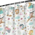 thumbnail image 3 of Colorful Forest Princess Pattern Shower Curtain 72"x72" ,Bathroom Decorative Shower Curtains Set with 12 Hooks,Modern Waterproof Washable Shower Curtain, 3 of 6