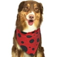 thumbnail image 6 of Naloa Ladybug Pattern Dog Bandanas 1PC Washable Triangle Dog Scarfs Premium Durable Fabric, for Small Medium Large Dogs and Cats, 6 of 6