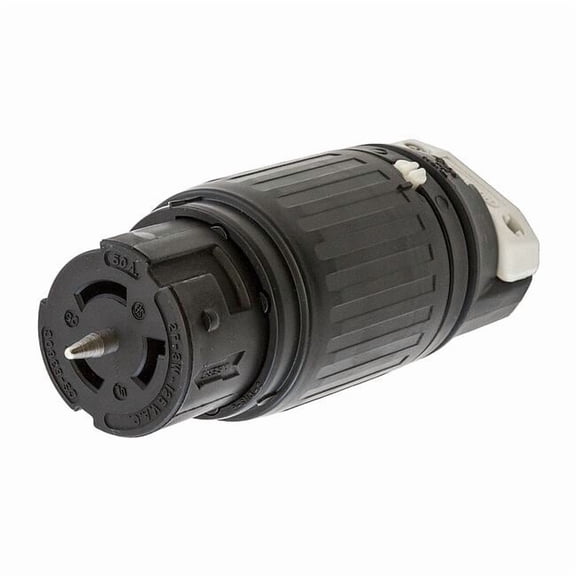 Hubbell Wiring Device-Kellems LckCon,Strt;50A;Blk;Wht,ST Nyl,Non-NEMA CS6360C