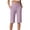 Purple, variant on OGLCCG Womens Bermuda Shorts Cross High Waisted Athletic Workout Running Short Summer Casual Knee Length Yoga Short Pants with Pockets,S,Khaki