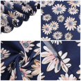 thumbnail image 3 of Women's Pleated Vintage Skirt Floral Print A-line Midi Skirts with Pockets, 3 of 5