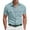 Light Blue, variant on hoksml Mens Button Down Short Sleeve Shirt Fashion Solid Color Ribbed Collared Pocket T-shirt Lapel Tops Casual Business Shirts