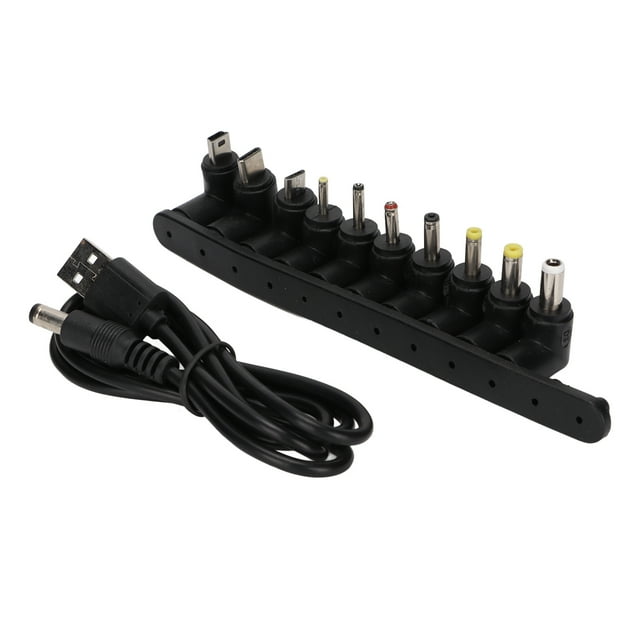 Cable de carga 10 en 1 Codo Multifunción USB a CC Adaptador de corriente móvil Cable de carga