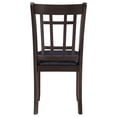 thumbnail image 2 of Lavon Wood Dining Side Chair Black and Espresso (Set of 2), 2 of 14