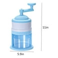 thumbnail image 3 of Binmer Hand Shaved Ice Machine Manual Fruit Smoothie Machine HouseholdIce ShaverSmall Ice Crusher, 3 of 9