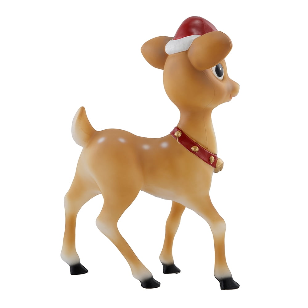 24In blow mold Reindeer, Christmas Outdoor Decoration with LED illumination, by Holiday Time