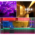 thumbnail image 3 of Cinta de luz LED impermeable 10MLED luces con 300 luces 2835 luces con tiras de neón coloridas RGB JM, 3 of 5